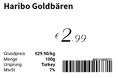 Haribo Goldbären