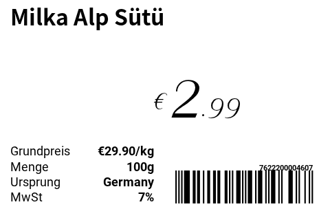 Milka Alp Sütü