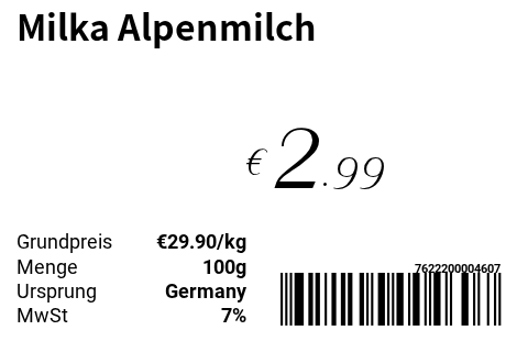 Milka Alpenmilch