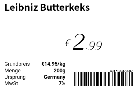 Leibniz Butterkeks