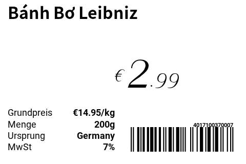 Bánh Bơ Leibniz
