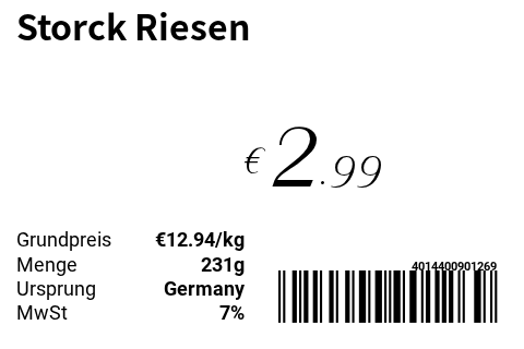 Storck Riesen