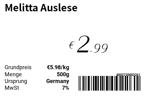 Melitta Auslese