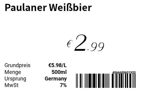 Paulaner Weißbier